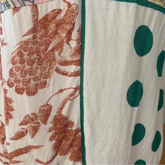 Anthropologie Moulinette Soers patchwork style sleeveless top with front tie - Picture 10 of 12